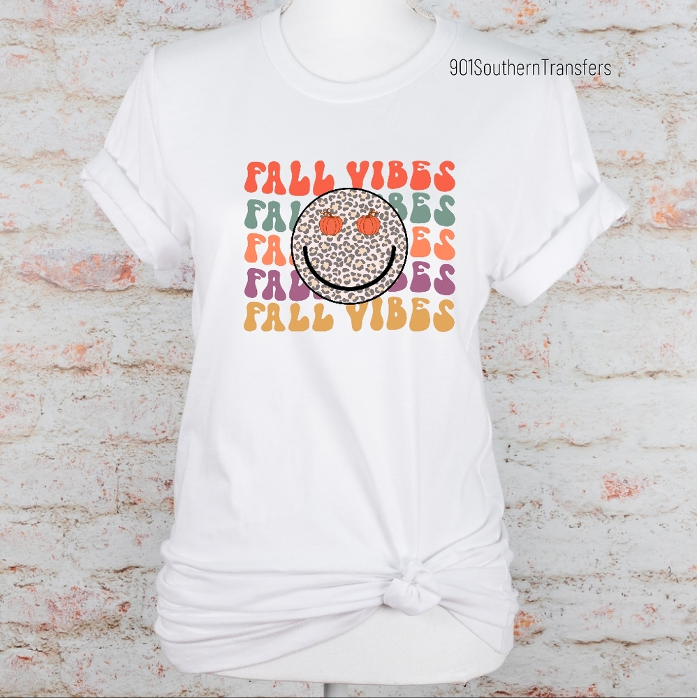 Fall vibes DTF heat transfer